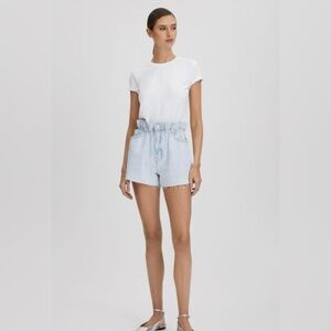 GOOD AMERICAN Paperbag Shorts, Size 4/27 (v)
